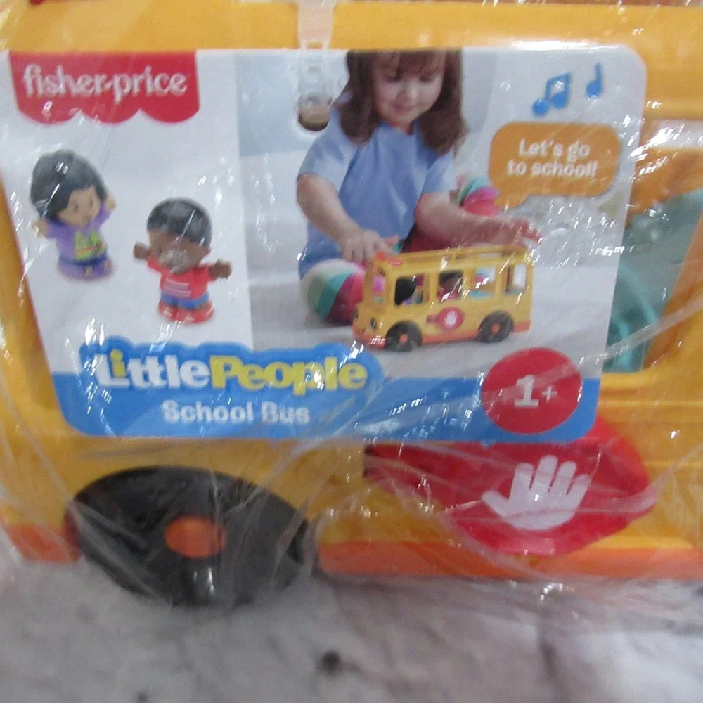 Fisher-Price Little People School Bus Toddler Yellow New Musical
